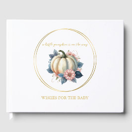 Ein wenig Pumpkin Herbst Floral Baby Dusche Gästebuch