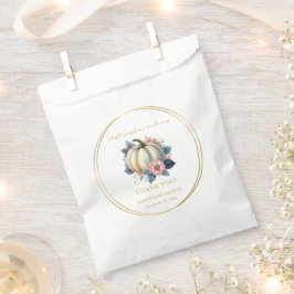 Ein wenig Pumpkin Herbst Floral Baby Dusche Geschenktütchen