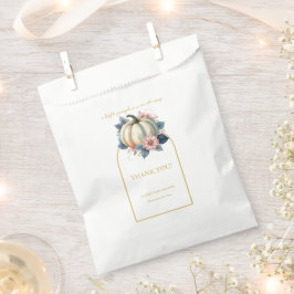 Ein wenig Pumpkin Herbst Floral Baby Dusche Geschenktütchen