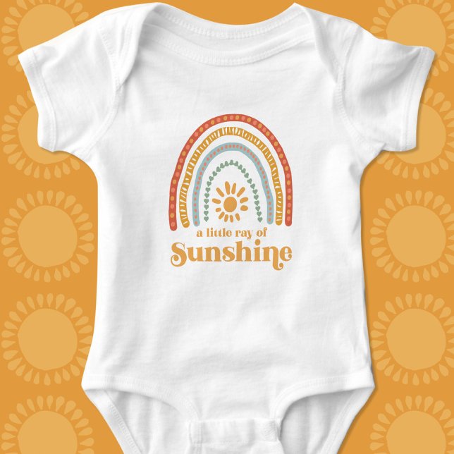 Ein wenig Ray Sunshine Rainbow Baby Bodysuit Baby Strampler (Von Creator hochgeladen)