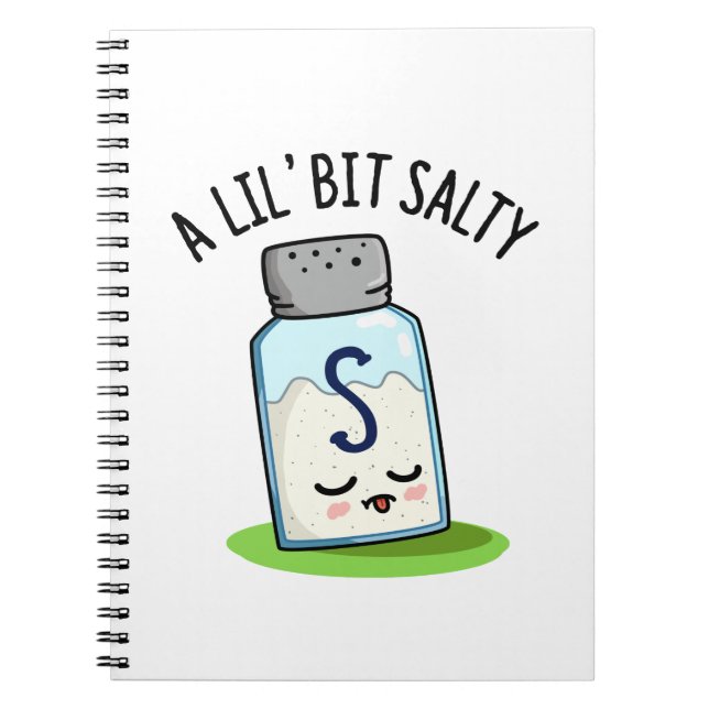 Ein wenig salziger Salzwasser-Salt-Shaker-Pub Notizblock (Vorderseite)