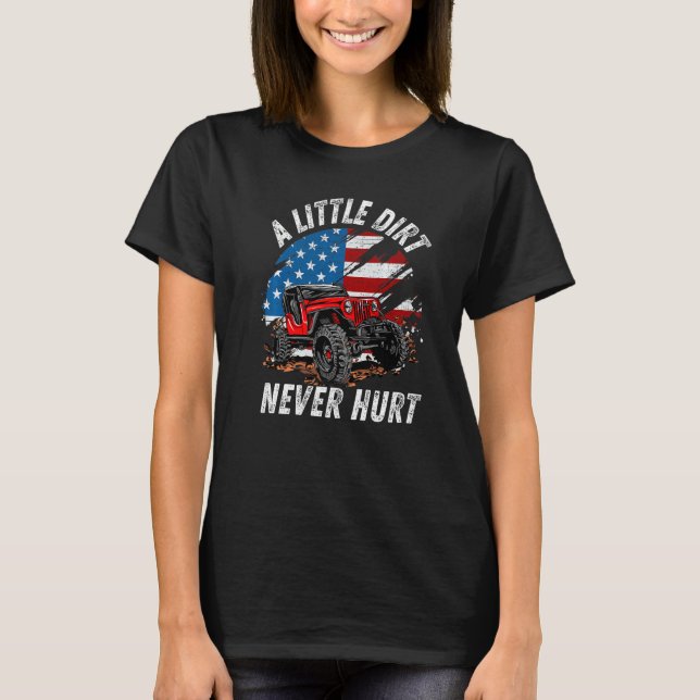 Ein wenig schaden nie aus der Straße 4x4 SUV Ameri T-Shirt (Vorderseite)