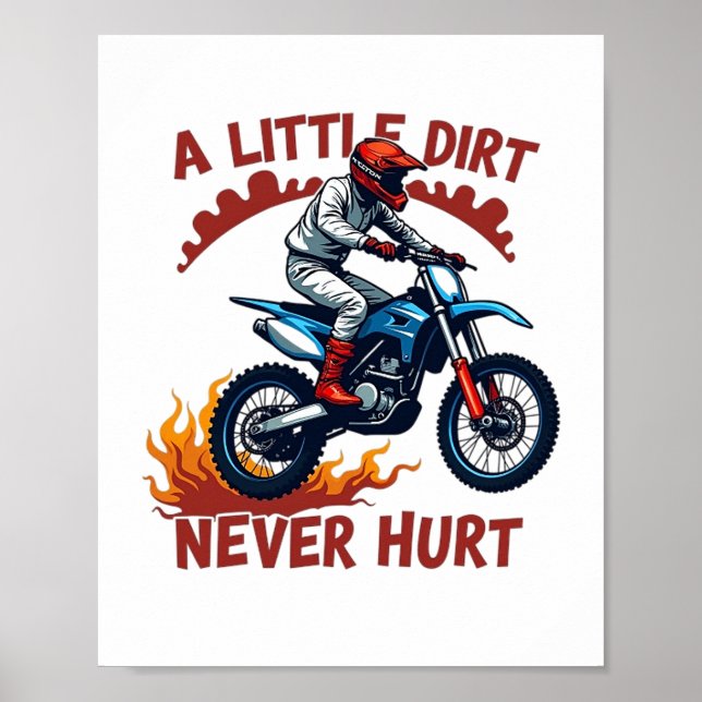 Ein wenig schmutzig nie verletzt poster (Vorne)