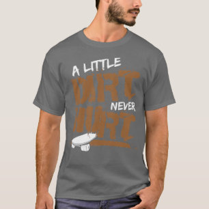Ein wenig schmutzige Skate-Skateboard-Väter nie ve T-Shirt