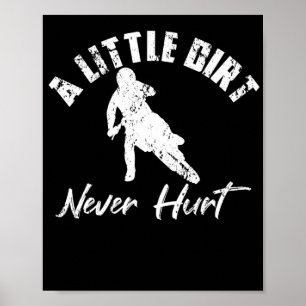 Ein wenig schmutziger Motorradtrockner Poster