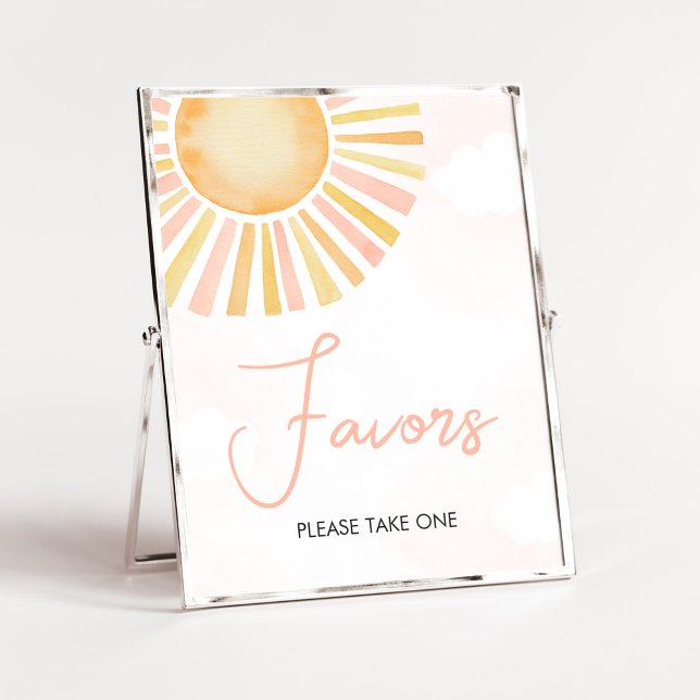 Ein wenig Sonnenschein-Baby-Dusche liebt Poster (You Are My Sunshine Baby Shower Favors Sign)