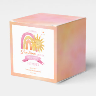 Ein wenig Sonnenschein-Girl-Babydusche Geschenkschachtel