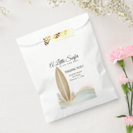Ein wenig Surfer Minimalistisch Gold Baby Dusche Geschenktütchen