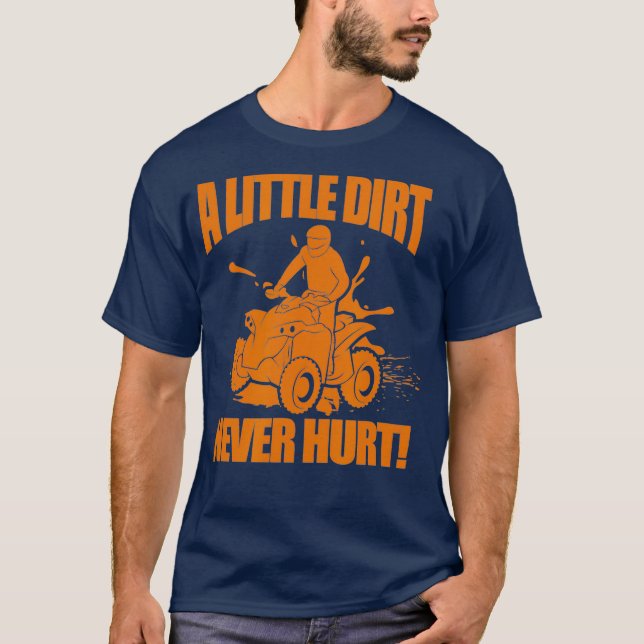Ein wenig trort verletzte nie den lustigen ATV Fou T-Shirt (Vorderseite)