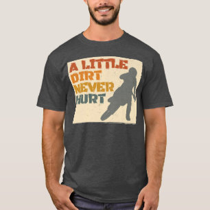 Ein wenig trotzig verletzen Motocross Biker Motorr T-Shirt