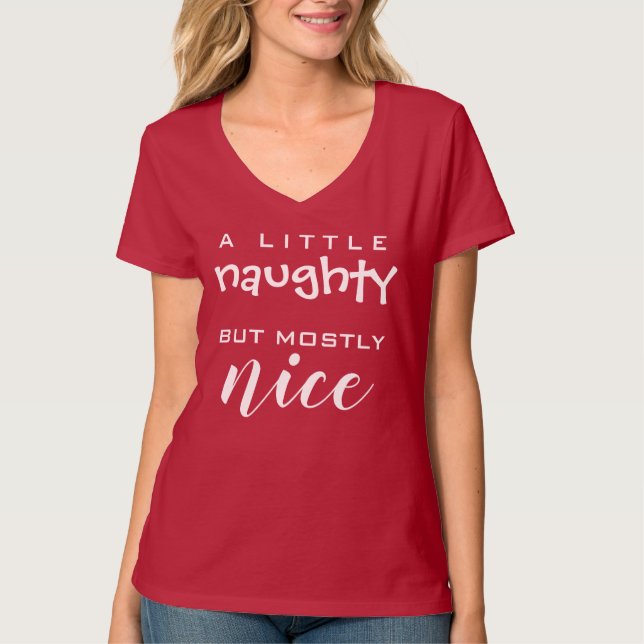 Ein wenig übler, meist schöner Weihnachtszeit-T -  T-Shirt (Vorderseite)