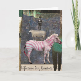 Ein wenig verdreht, Digital-Collage, Geburtstag Karte