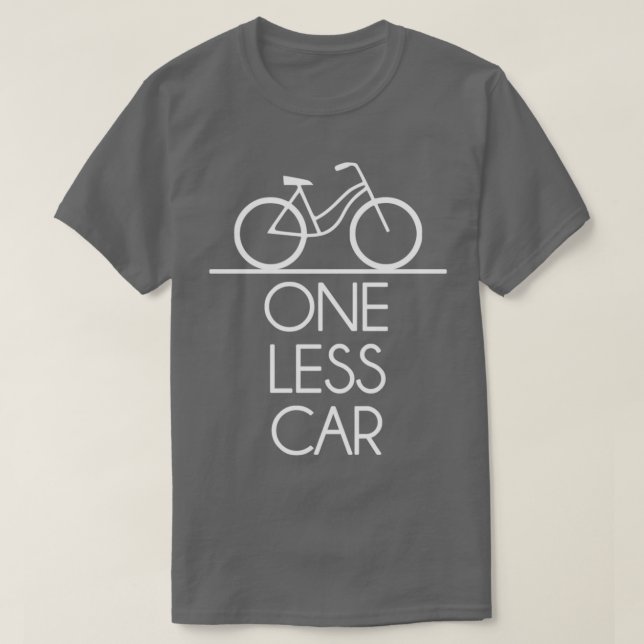 Ein weniger erdfreundliches Fahrrad T-Shirt (Design vorne)