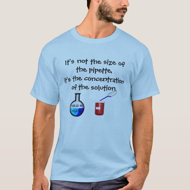 Ein weniges Chemie-Wortspiel T-Shirt (Vorderseite)