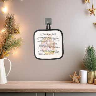 Ein wertvolles Geschenk Weihnachten Topflappen
