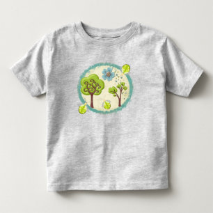 Ein Whimsiktag mit gemischten Medien Kleinkind T-shirt