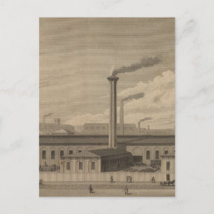 Ein Whitney and Sons' Car Wheel Works Postkarte