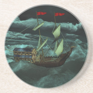 Ein wild lebender und stürmischer Untersetzer