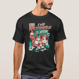 Ein wilder Corgirus erscheint süßes Tier Monster 3 T-Shirt