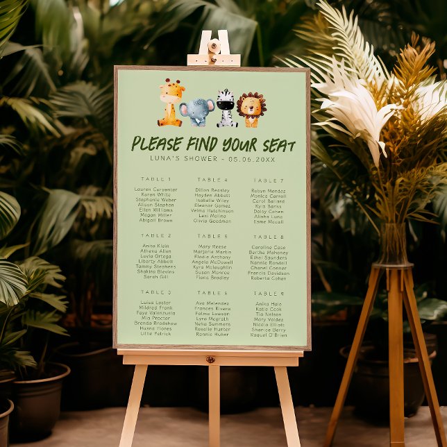 Ein wilder ist unterwegs auf Safari-Seekarte Poster (Von Creator hochgeladen)