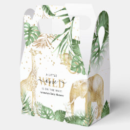 Ein Wilder ist unterwegs! Safari Baby Shower Geschenkschachtel