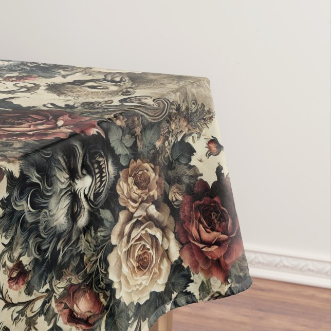 Ein Wilder Sanctum – Gothic Large Pattern Tischdecke (Beispiel)