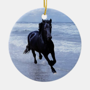 Ein wilder und kostenloser Weihnachtsbaum Keramikornament