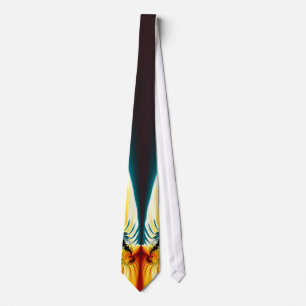 Ein wildes farbiges Fraktal Design!  Eine Krawatte