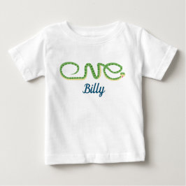 Ein wildes Schlangendesign mit Namen Baby T-shirt
