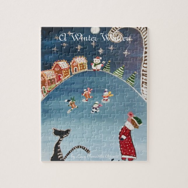 Ein Winter Wonder Jigsaw Puzzle (Vertikal)