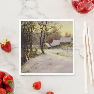 Ein Wintermorgen Serviette