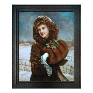 Ein Winterschmuck von Francois Martin-Kavel Fotodruck