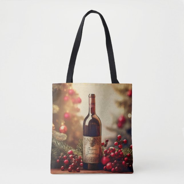 Ein Winterurlaubsgeschenk Tasche (Vorderseite)