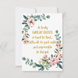 Ein wirklich großartiger Chef Wertgutschein Boss D