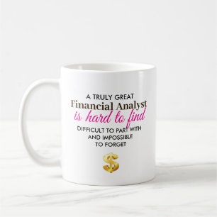 Ein wirklich großartiger Finanzanalyst – Kostümnam Kaffeetasse
