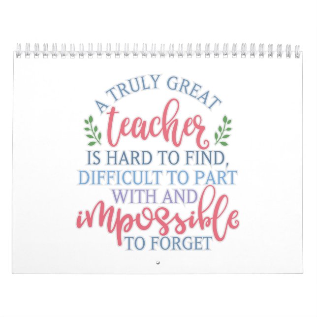 Ein wirklich großartiges Teacher-Funny-Sprichwort Kalender (Titelbild)