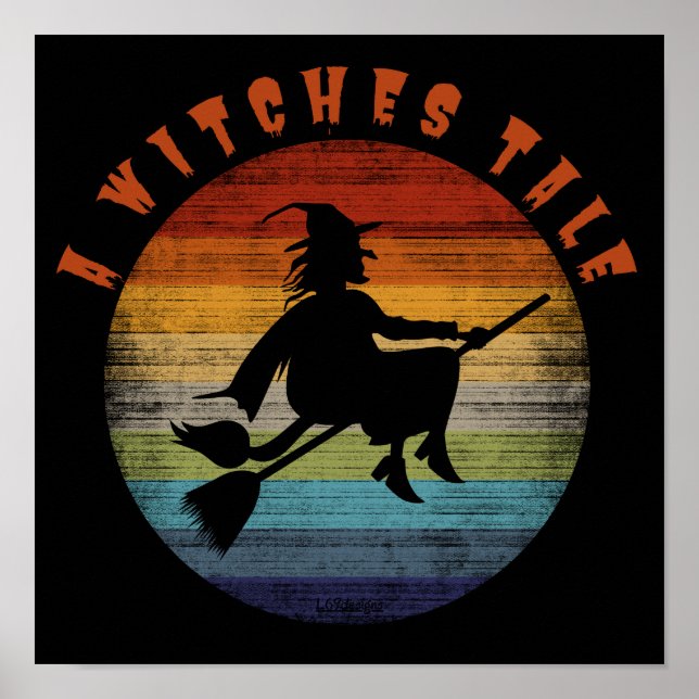 EIN WITHCHES TALE witziger Hexenmeister Poster (Vorne)