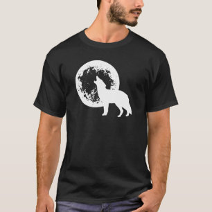 Ein Wolf-Mond T-Shirt