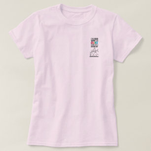 EIN WORT KANN JEMANDEN DEN GANZEN TAG Pink ÄNDERN T-Shirt