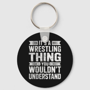 Ein Wrestling-Ding, das der Wrestler-Witz nicht ve Schlüsselanhänger