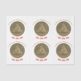 Ein Wunder geschah am CUSTOM-DATUM, nüchtern OM au Seidenpapier