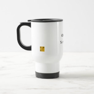 Ein wunderbar lustiger Schlamm für einen Kaffeelie Reisebecher