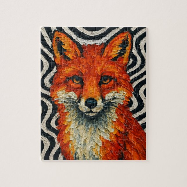 Ein wunderschöner roter Fuchs  (Vertikal)