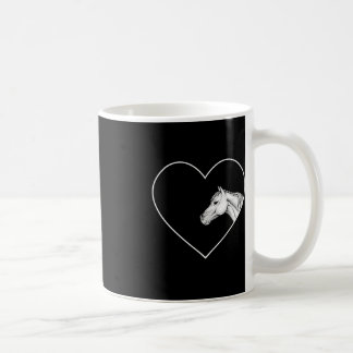 Ein wunderschönes weißes Pferd für die Girls im He Kaffeetasse