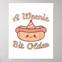 Ein Würstchen älter ist ein Niedlicher und lustige