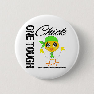 Ein zäher Kick Non-Hodgkin-Lymphomkrieger Button