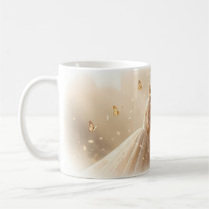 Ein zarter Traum neben dem goldenen Uhr-Tasse Kaffeetasse