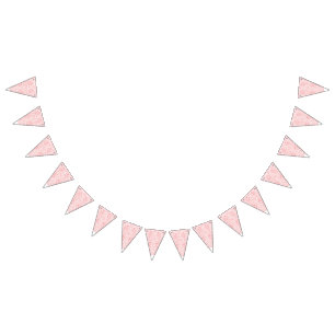Ein zauberhaftes Muster aus rosa und weißen Wirbel Wimpelkette