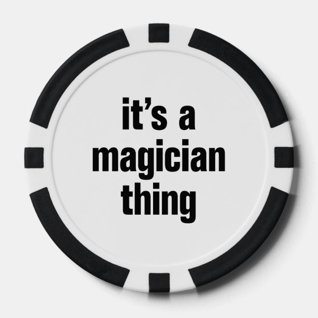 ein Zauberkunst Pokerchips (Vorderseite)