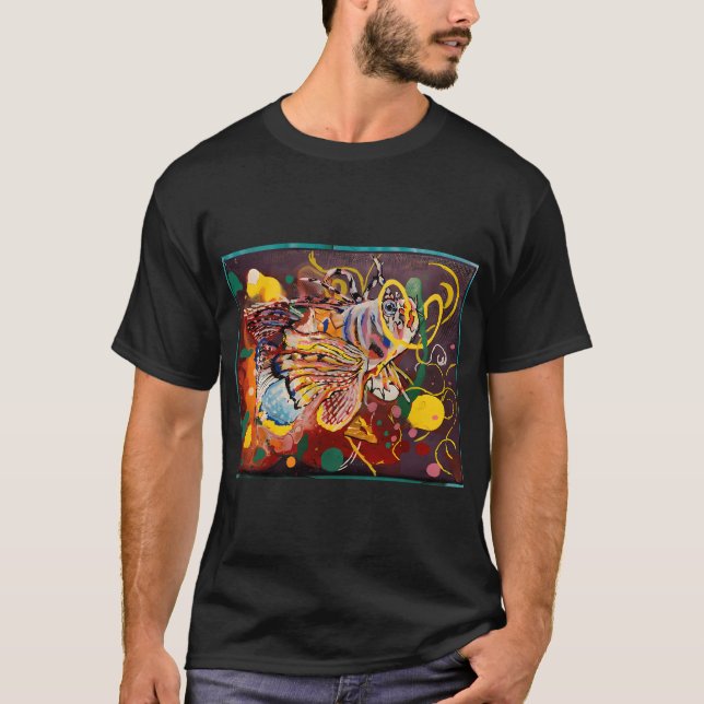 Ein Zebra-Löwe-Fisch T-Shirt (Vorderseite)